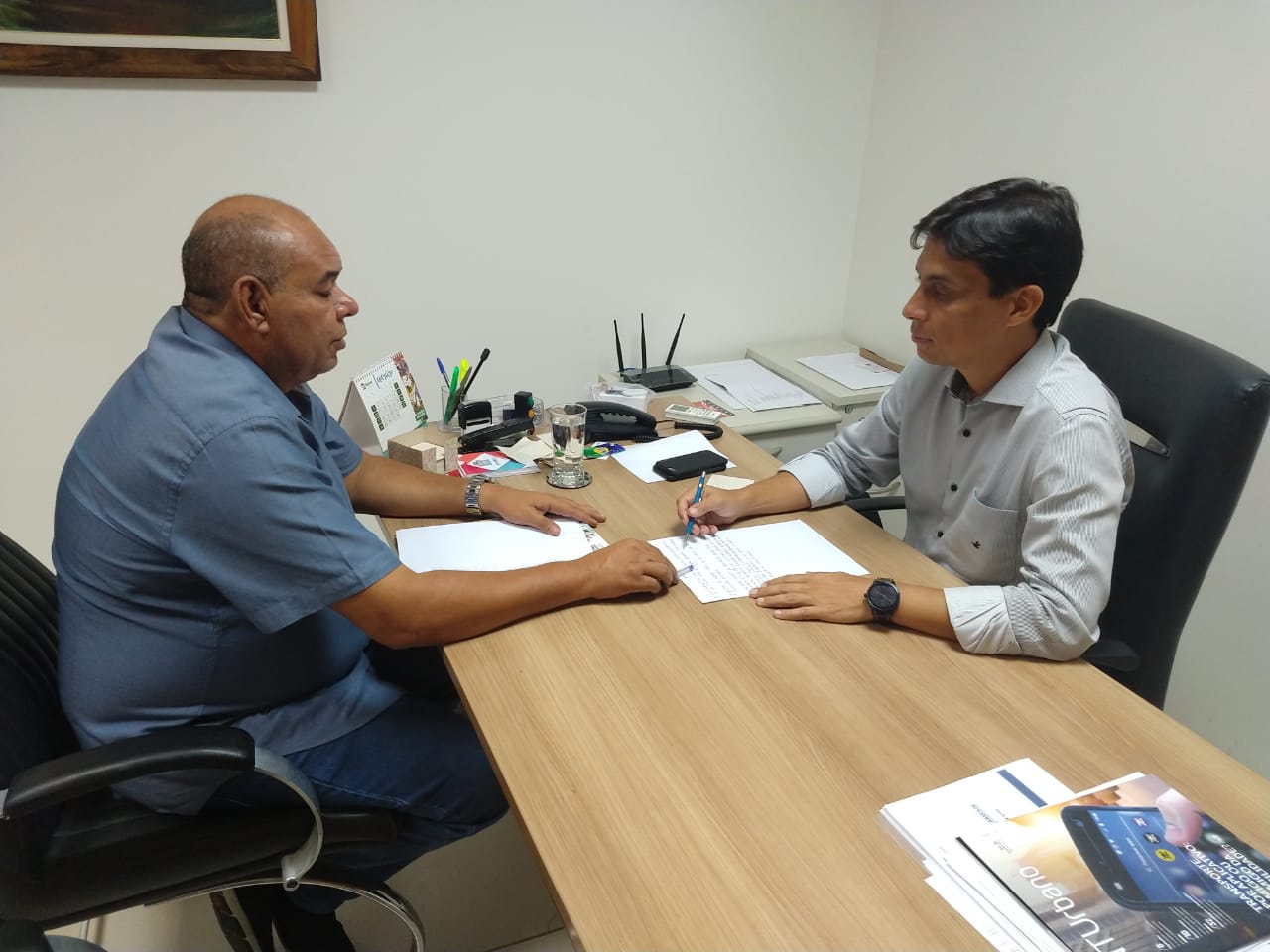 Seu Marcos entrega reivindicações de moradores da zona norte à SMTT