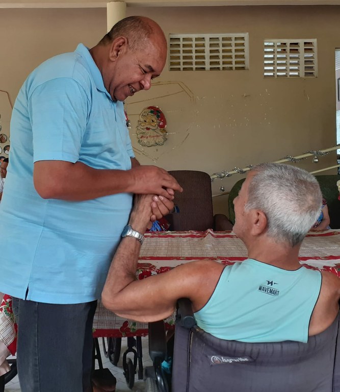 Seu Marcos participa de almoço de confraternização do Lar Isaías Gileno Barreto
