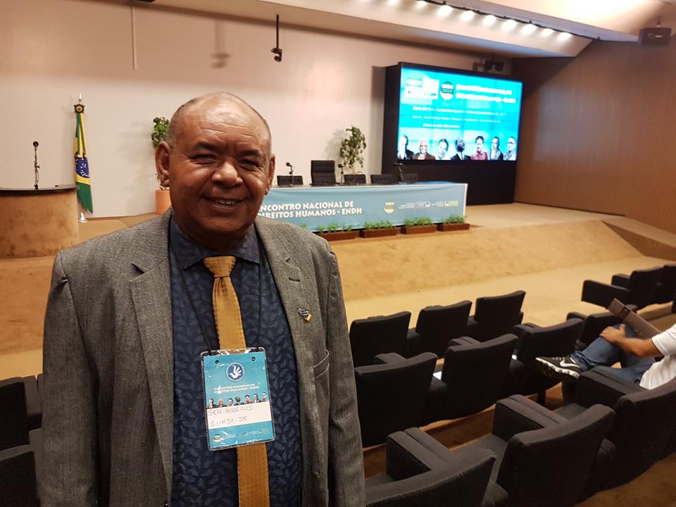 Seu Marcos participa do Encontro Nacional dos Direitos Humanos