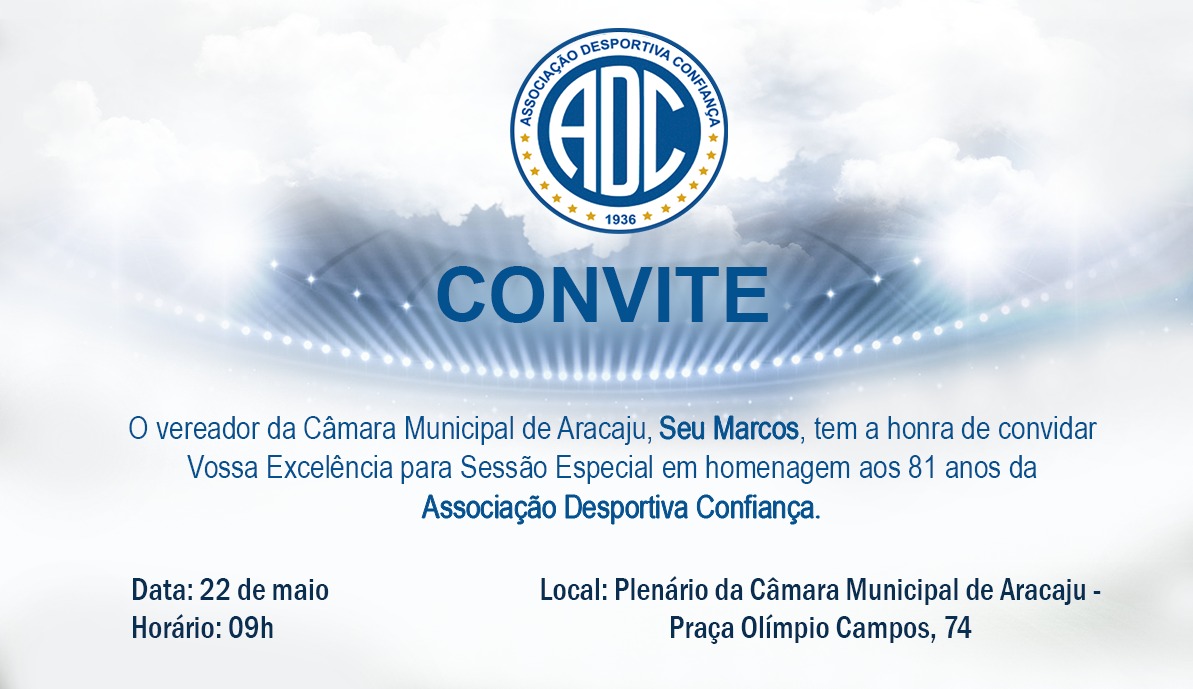 Seu Marcos promove Sessão Especial em homenagem ao Confiança