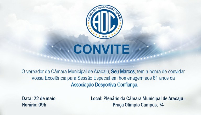 Seu Marcos promove Sessão Especial em homenagem ao Confiança