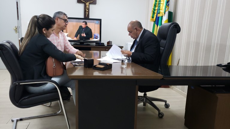 Seu Marcos recebe Projeto de Lei sobre doações de órgãos 