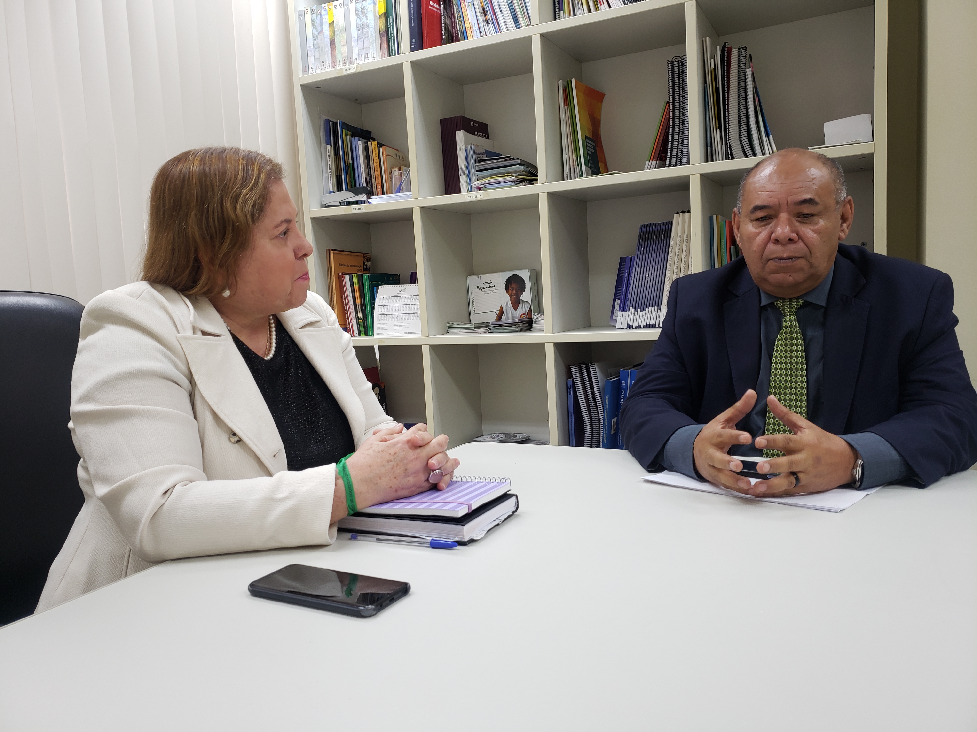 Seu Marcos se reúne com Coordenadoria da Mulher do TJ/SE