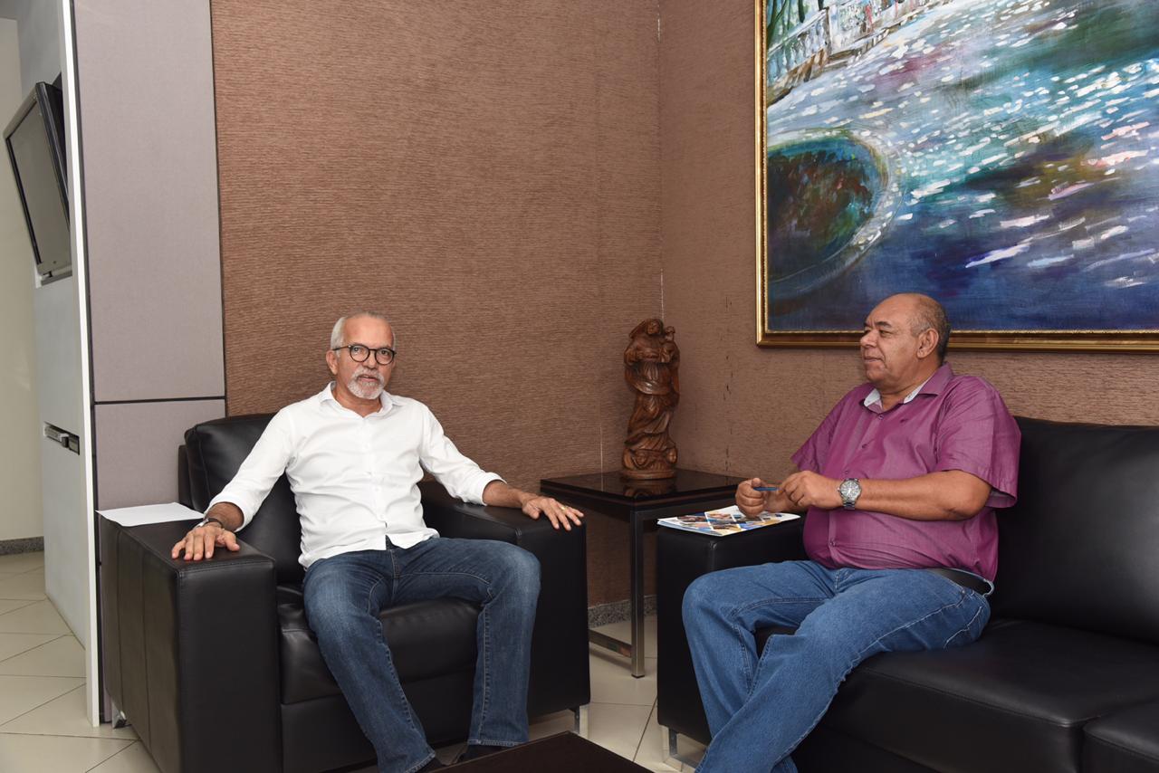 Seu Marcos se reúne com o prefeito Edvaldo Nogueira