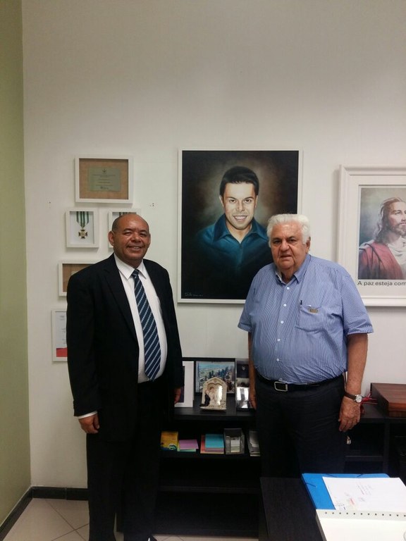 Seu Marcos visita o Instituto Luciano Barreto Filho