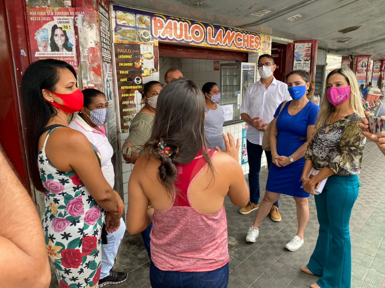 Sheyla Galba cobra solução da PMA para comerciantes da Rodoviária Velha