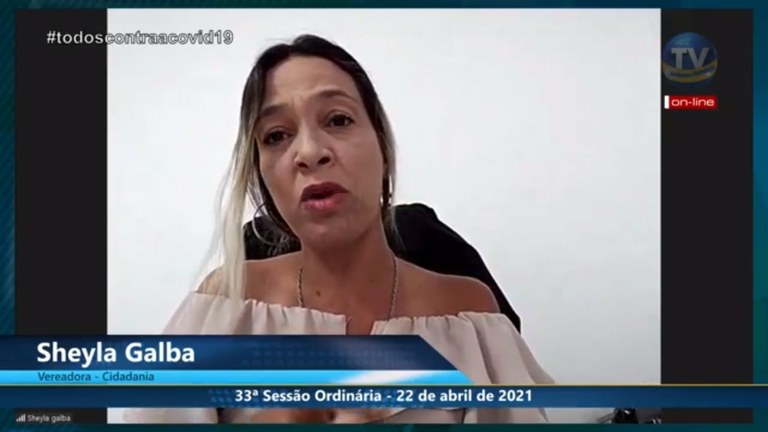 Sheyla Galba cobra solução para falta de medicamentos de quimioterapia e abertura de mais leitos de UTI