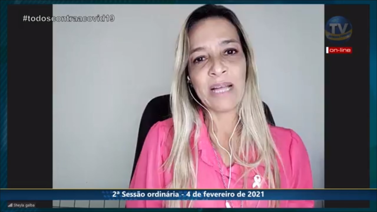 Sheyla destaca Dia Mundial de Combate ao Câncer e cobra imunização de profissionais do Hospital João Alves