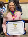 Sheyla Galba recebe homenagem na Assembleia Legislativa de Sergipe