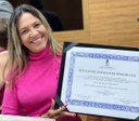 Sheyla recebe Título de Cidadã Sergipana