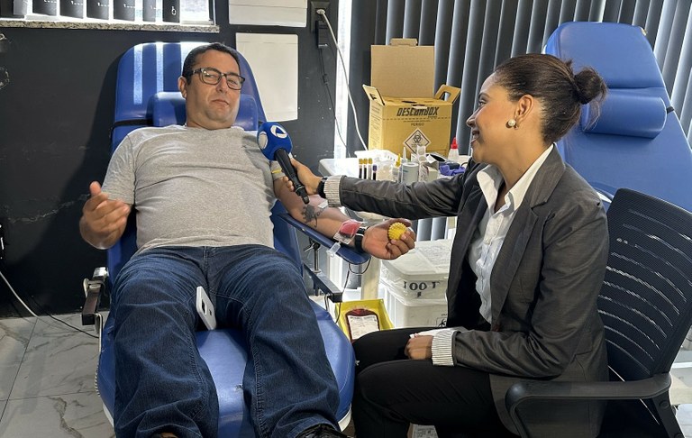 Solidariedade: Servidores da Escola do Legislativo estimulam doação de sangue em parceria com a Fundação de Saúde Parreiras Horta (FSPH – HEMOSE) 