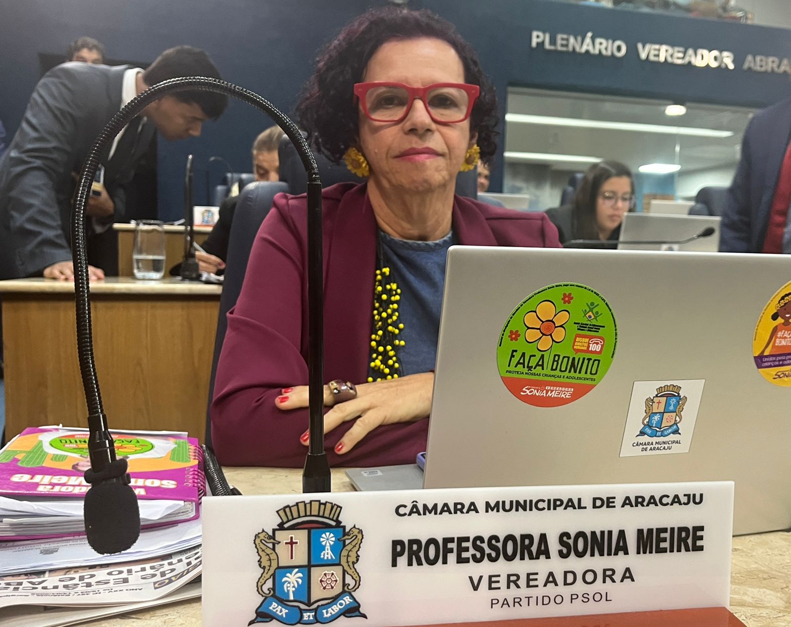 Sonia Meire denuncia problemas nas ruas de Aracaju no período das chuvas