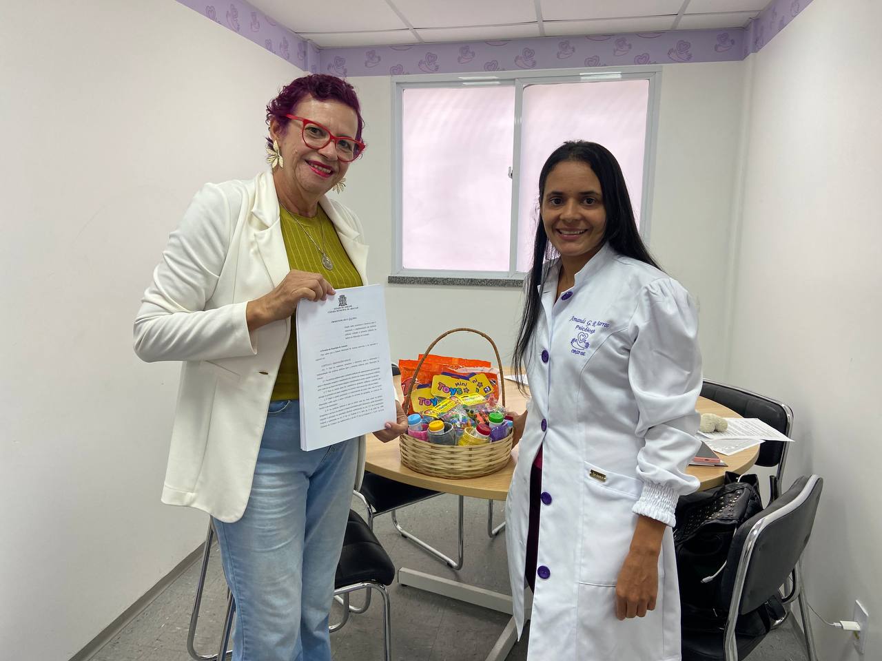 Sonia Meire entrega projeto sobre a primeira infância no Centro de Referência no Atendimento Infantojuvenil de Sergipe