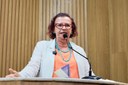 Sonia Meire fala pela procuradoria da mulher em tribuna livre na câmara municipal 