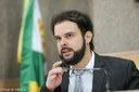 Thiaguinho assume como presidente interino da Câmara Thiaguinho assume como presidente interino da Câmara