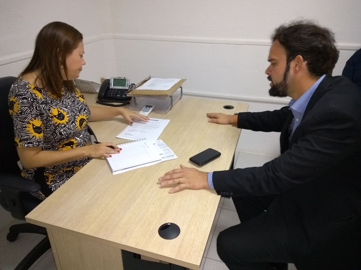 Thiaguinho Batalha visita secretária da Saúde em busca de apoio para o Ação Cidadã