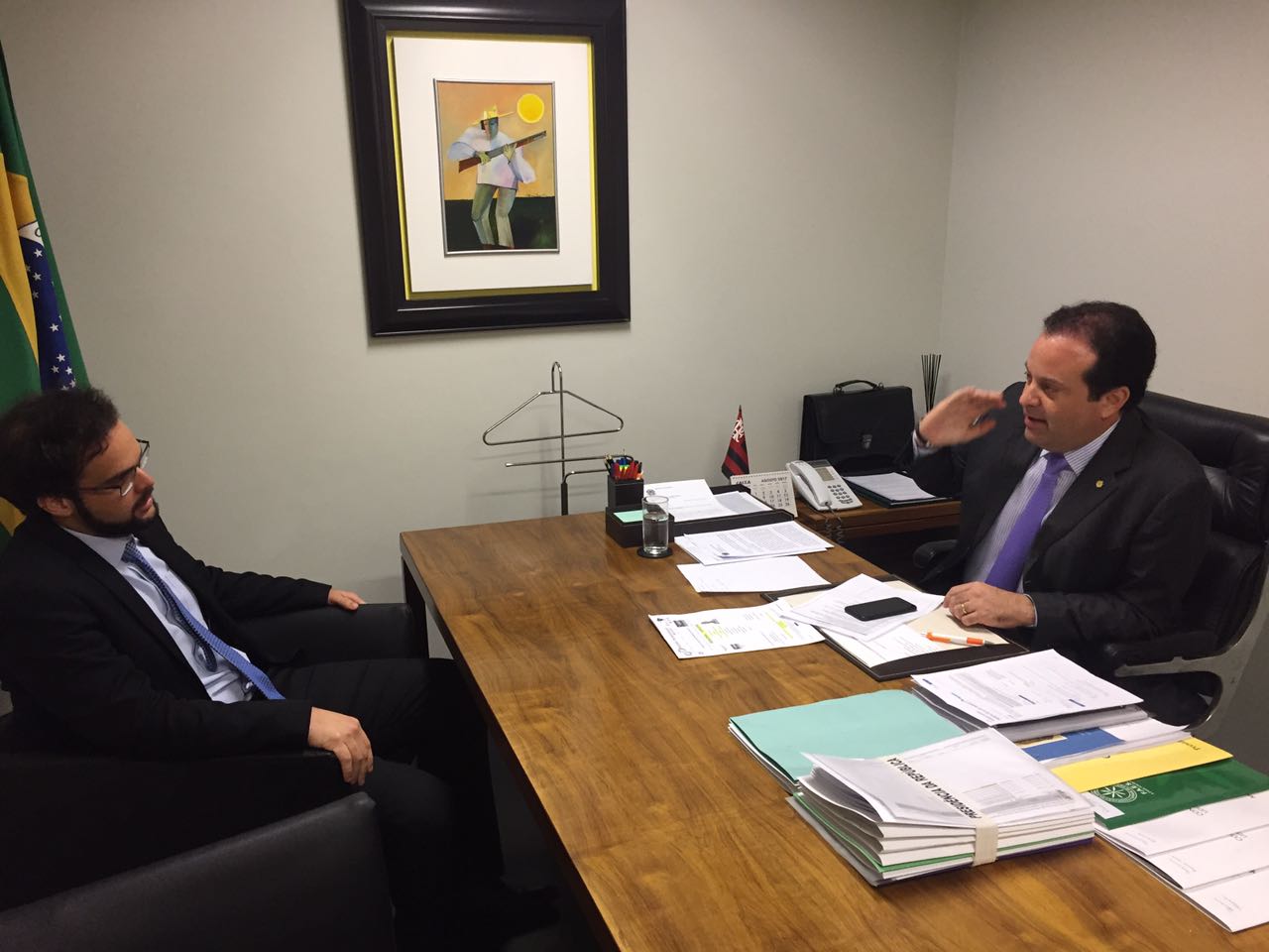 Thiaguinho busca apoio para a construção da nova sede da CMA