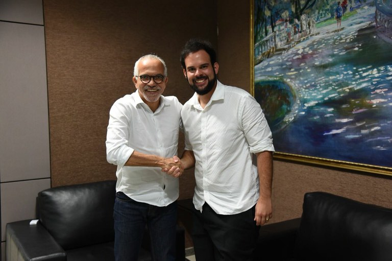 Thiaguinho e Edvaldo Nogueira discutem melhorias para os aracajuanos