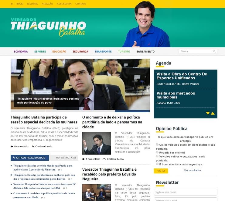 Thiaguinho lança site para divulgar ações e interagir com o público