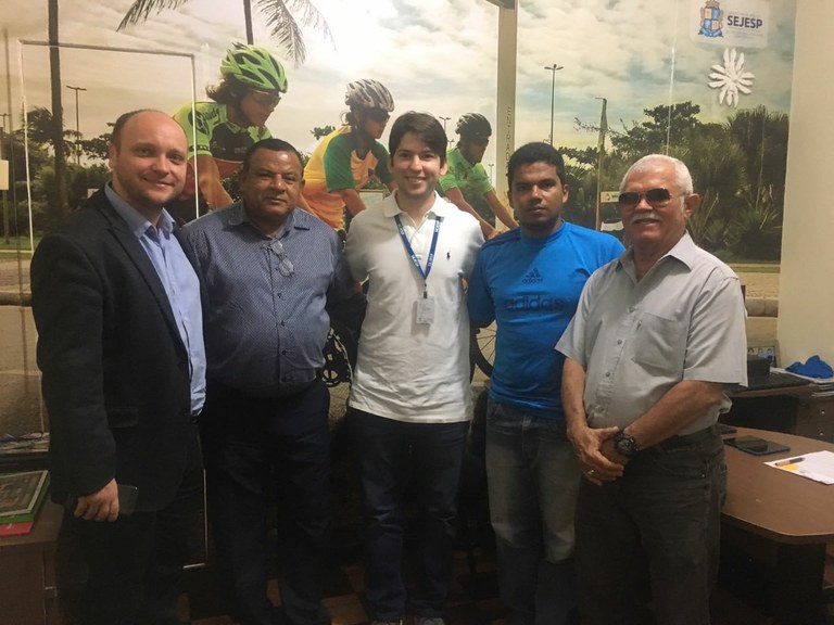 Vereador Américo de Deus se reúne com Secretário Municipal da Juventude e do Esporte