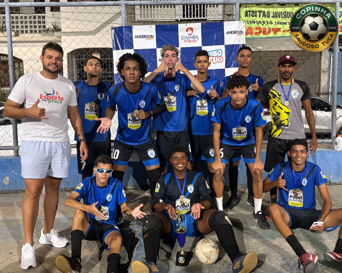 Vereador Anderson de Tuca realiza Copinha Saudoso Tuca 2025 no bairro Novo Paraíso