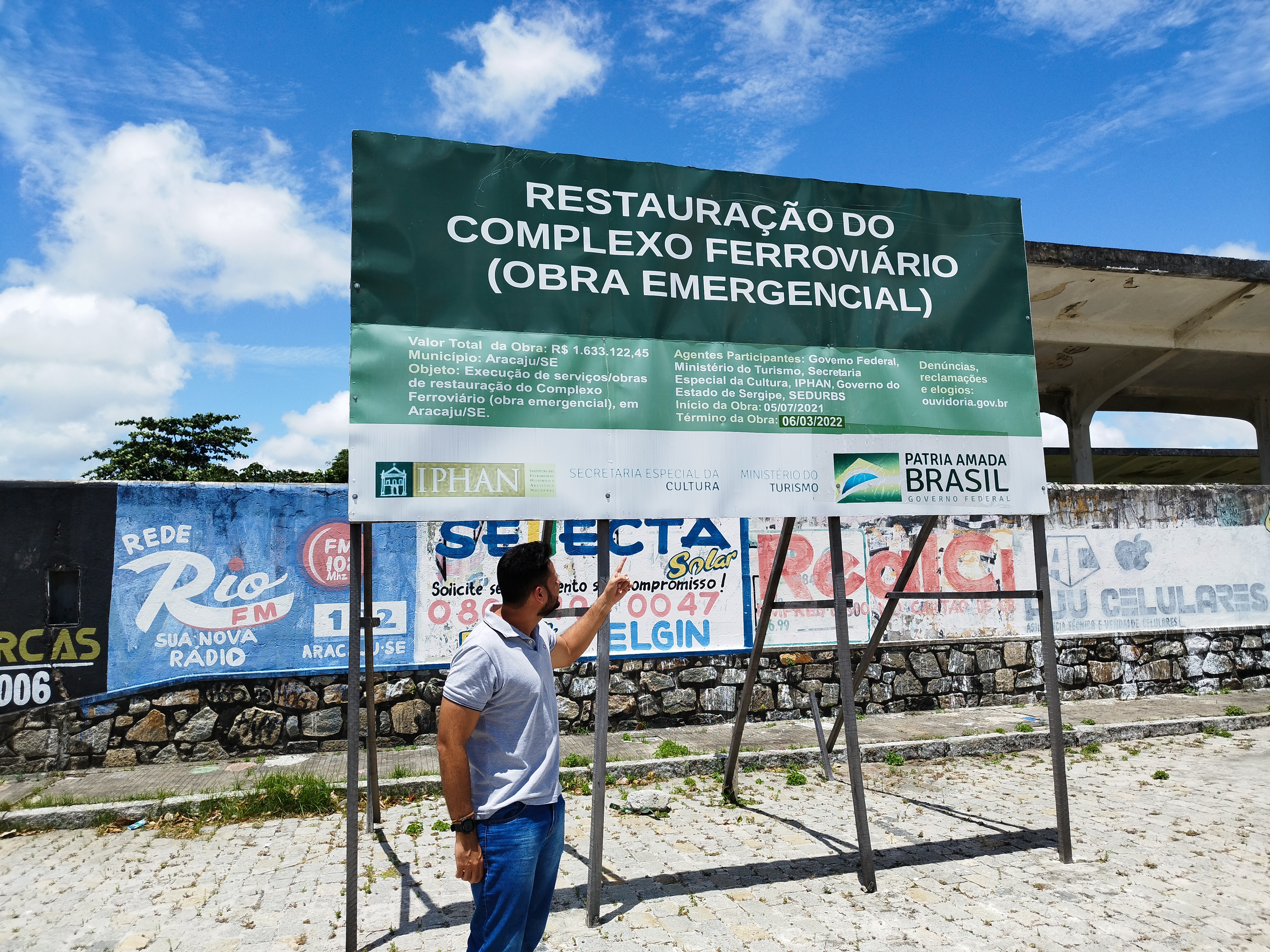 Vereador Anderson de Tuca volta a Estação da Leste para pedir explicações
