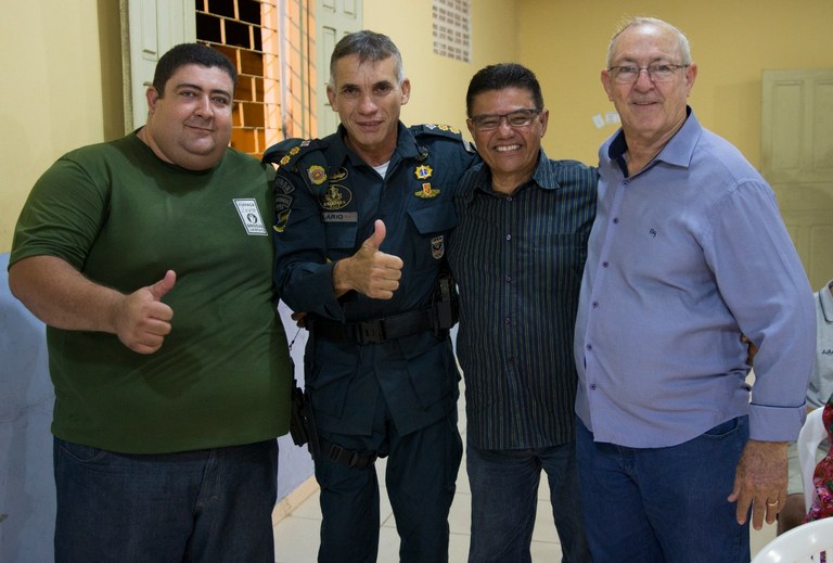 Vereador Cabo Didi faz reunião com o comandante do 1° Batalhão sobre segurança no Santa Tereza