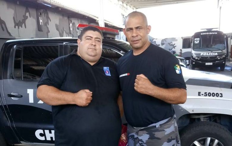 Vereador Cabo Didi visita o Batalhão de Choque