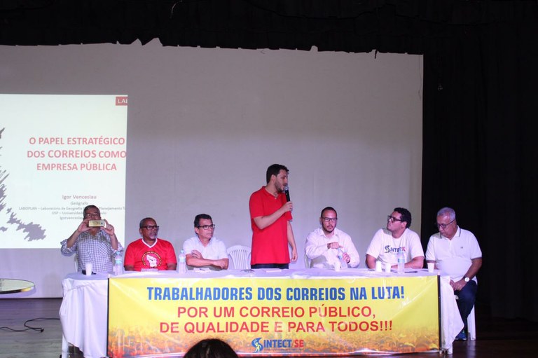 Vereador Camilo se engaja na luta pelos trabalhadores dos Correios em Sergipe