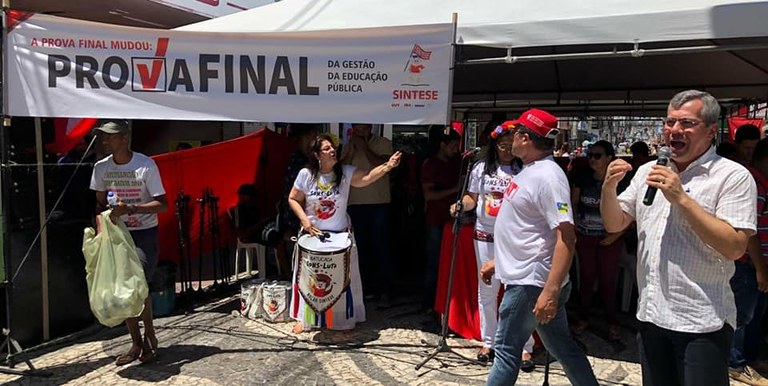 Vereador Iran participa de Ato da Prova Final da Educação de Sergipe