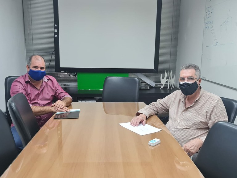 Vereador Isac faz visita ao presidente da Emurb