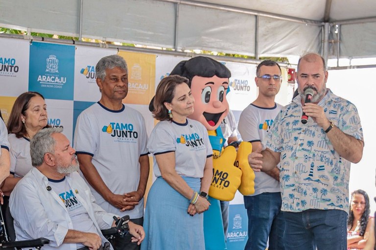 Vereador Isac Silveira participa do “Tamo Junto” e leva cidadania e serviços ao bairro Industrial 