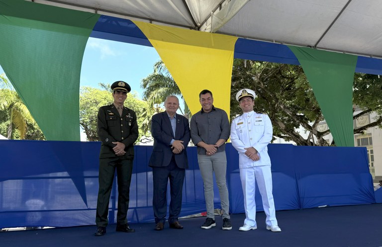 Vereador Levi Oliveira participa da abertura da Semana da Pátria 