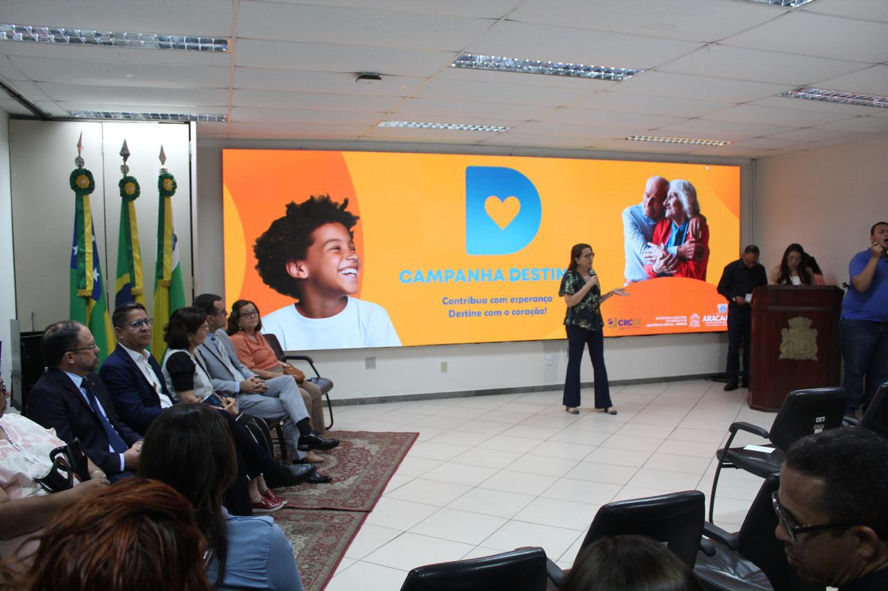 Vereador Lúcio Flávio participa do lançamento da 'Campanha Destinar' da Secretaria Municipal da Família e Assistência Social