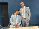 Vereador Lúcio Flávio recebe jovem na Câmara e proporciona experiência de um dia como vereador