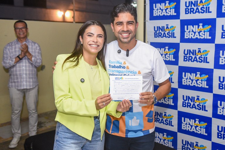 Vereador Pastor Diego oficializa filiação ao partido União Brasil 