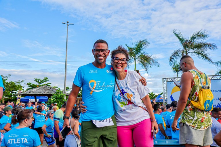 Vereador Sargento Byron - Estrelas do Mar participa da Corrida Elo do Amor 