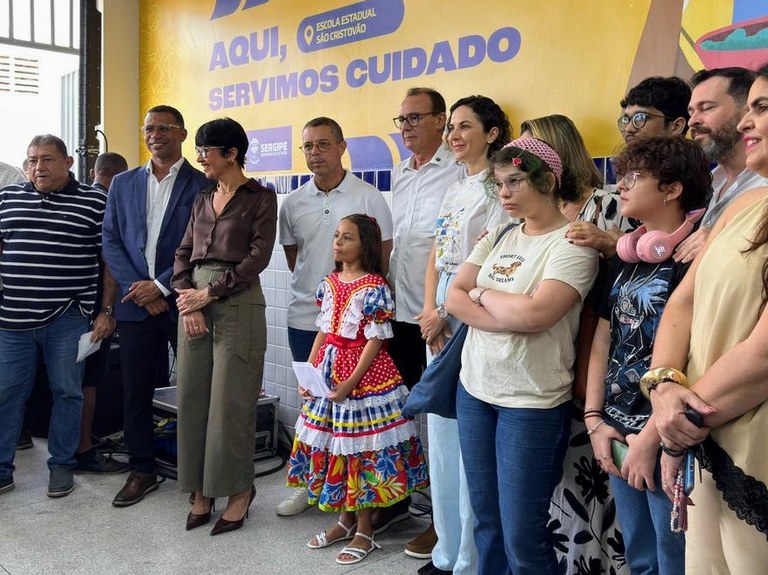 Vereador Sargento Byron participa de solenidade de entrega da reforma da Escola Estadual São Cristóvão