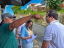 Vereador Sávio leva Emurb ao bairro Cidade Nova e cobra reforma de muro de contenção 
