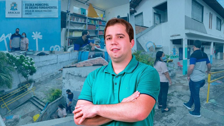 Vereador Sávio visita mais uma instituição da rede municipal de ensino 