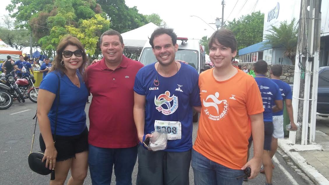 Vereador Thiaguinho Batalha participa da 34ª Corrida Cidade de Aracaju