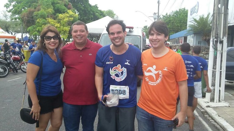 Vereador Thiaguinho Batalha participa da 34ª Corrida Cidade de Aracaju