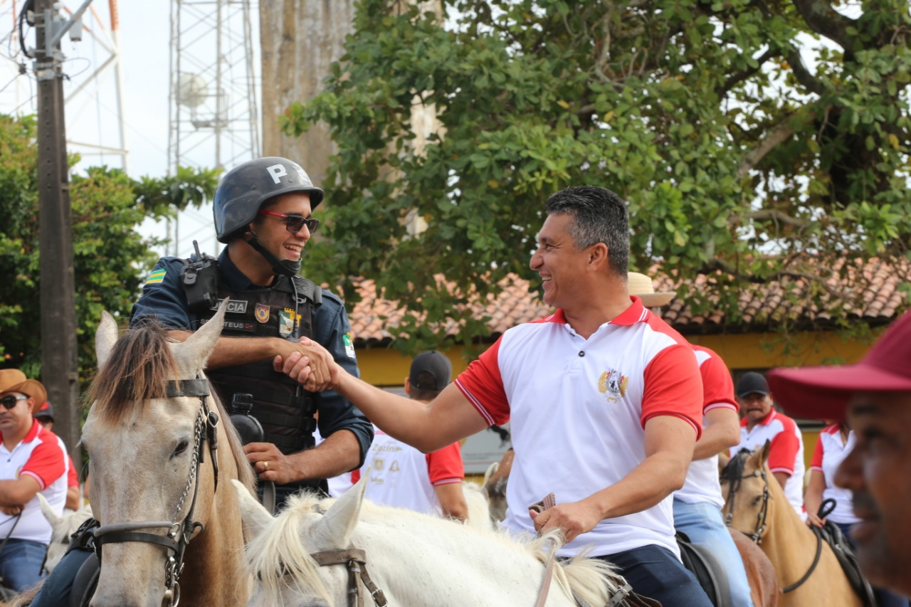 Vereador Zezinho participa da 5ª da Cavalgada do EPMon
