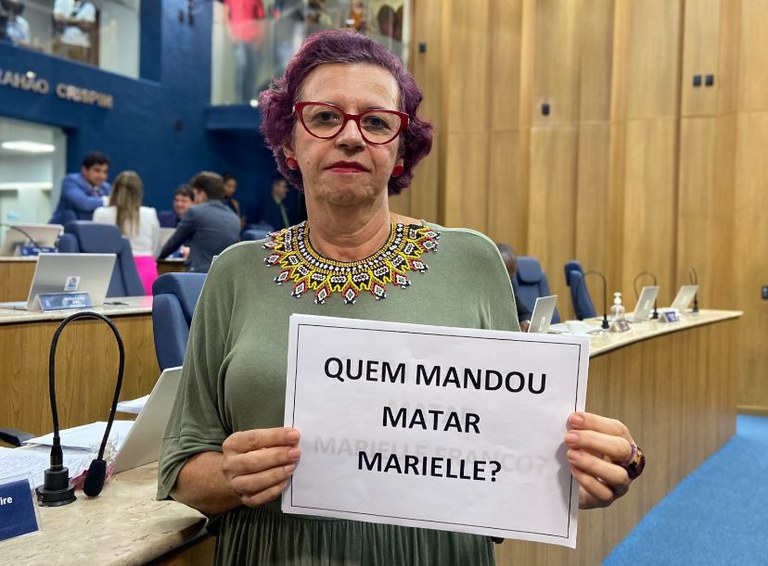 Vereadora Sonia Meire cobra desfecho sobre a morte de Marielle