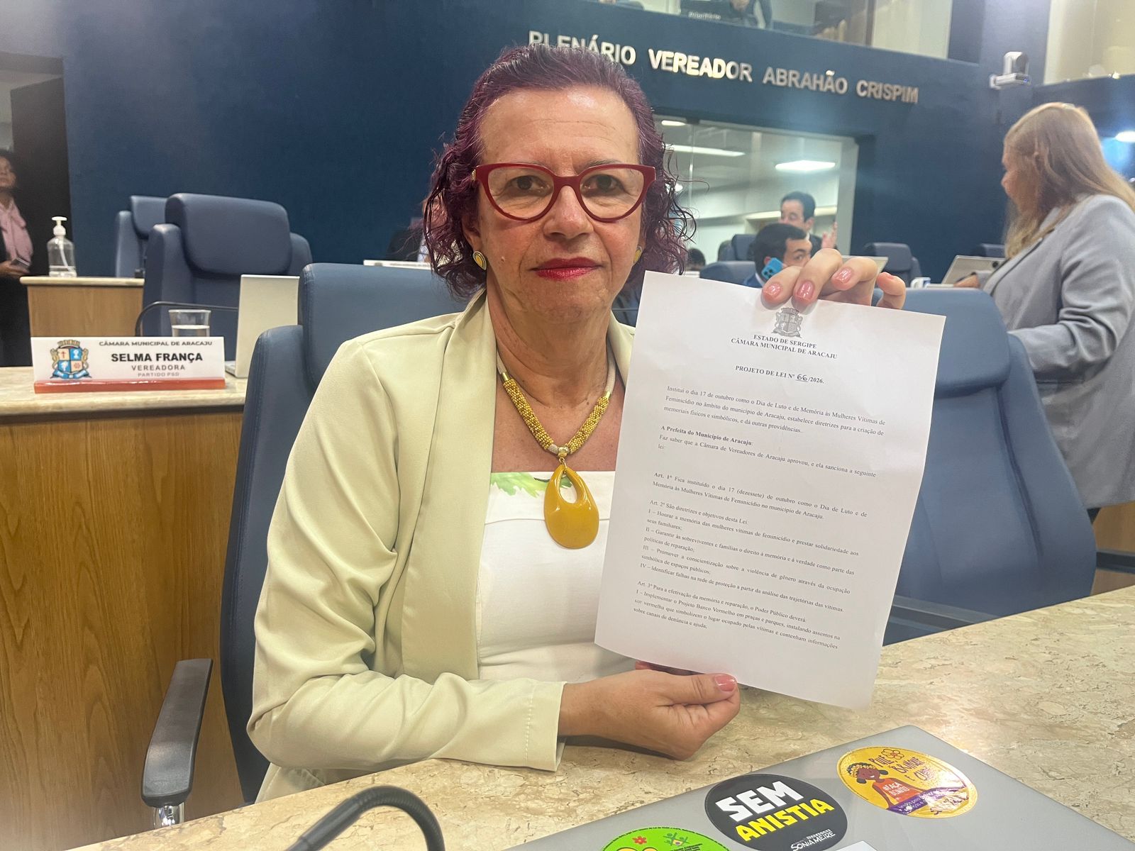 Vereadora Sonia Meire participa do protocolaço pela vida das mulheres 