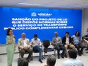 Vereadores da Câmara Municipal de Aracaju participam de cerimônia de sanção da lei que regulamenta transporte complementar na Zona Sul 