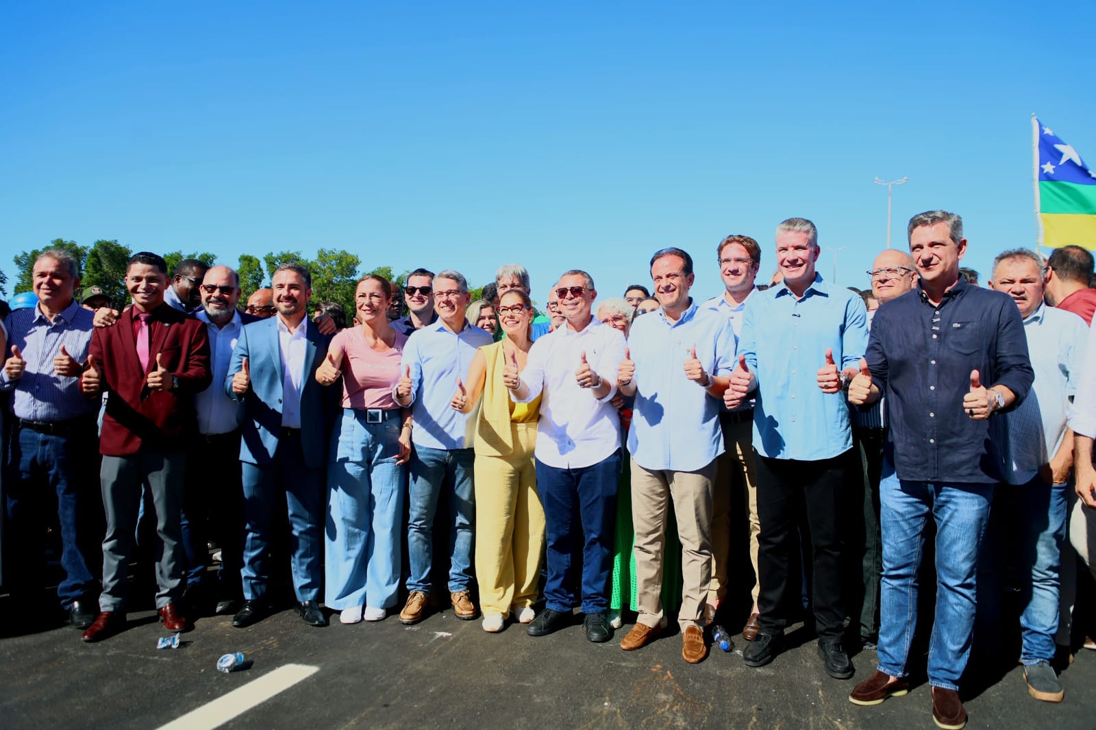Vereadores marcam presença na inauguração de viaduto do Complexo Viário Senadora Maria do Carmo Alves