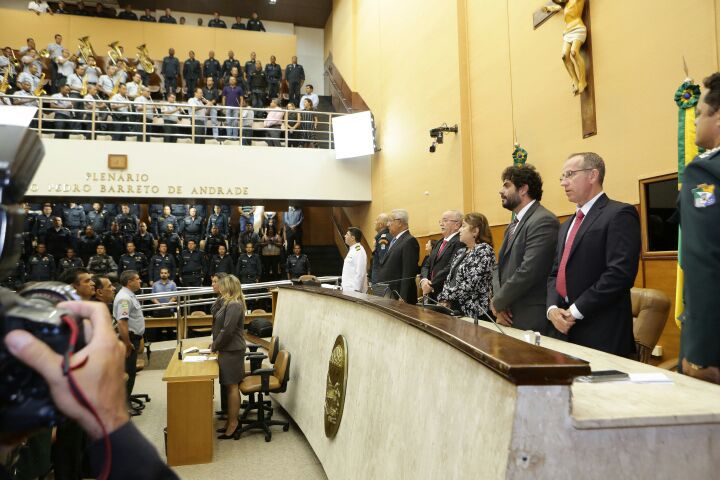 Vereadores participam da solenidade dos 182 anos da PMSE