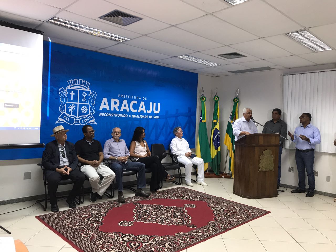 Vereadores participam de lançamento do Mapa Cultural