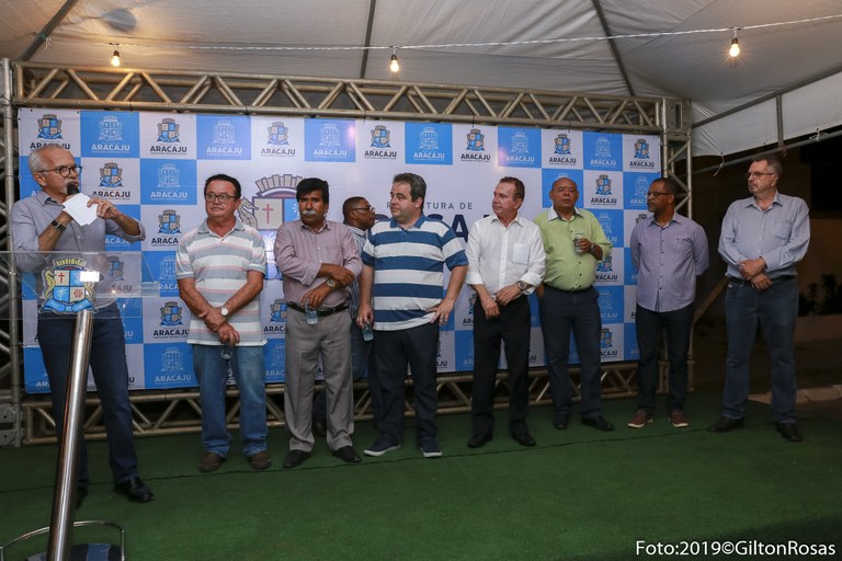 Vereadores participam de inauguração das obras de infraestrutura do loteamento Aruana